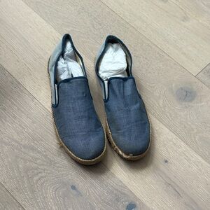 Ben Sherman Denim Blue Slip-On Loafers